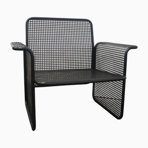 Vincenza Italian Metal Armchair, 1970s