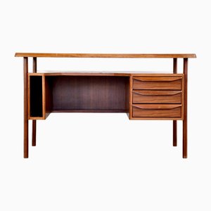 Italienischer Schreibtisch aus Teak, 1960er