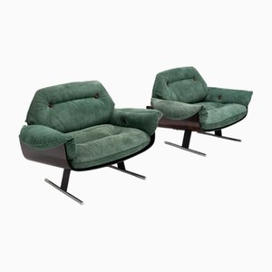Presidencial Sessel von Jorge Zalszupin, 1959, 2er Set