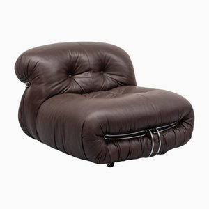 Poltrona Soriana di Afra & Tobia Scarpa per Cassina, anni '70