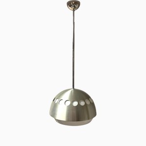 Space Age Hängelampe mit Ufo Lampenschirm, Italien, 1970er