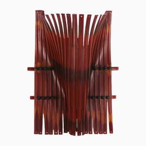Alda Wall Lamp in Rubber and Steel Rod by Gaetano Pesce