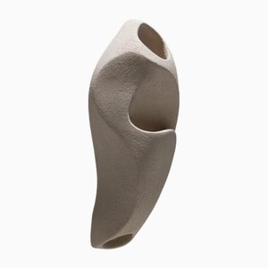 Coral 1 Wall Light in White Stoneware