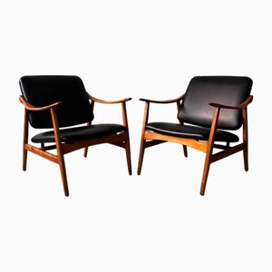 Set of Armchairs attributed to José Cruz De Carvalho for Altamira, Portugal, 1960s