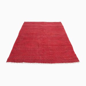 Red Wool Handmade Rug