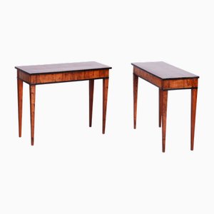 Tables d'Appoint Empire en If, Autriche, 1820s, Set de 2