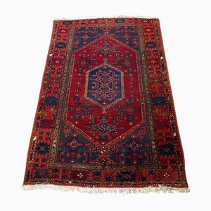 Vintage Hamadan Hand-Knotted Wool Rug