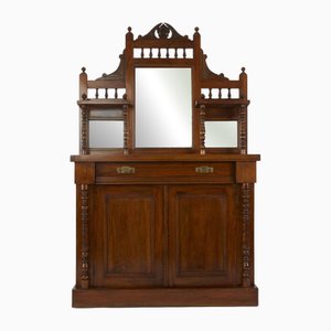 Sideboard with Teak Mirror. 1890s