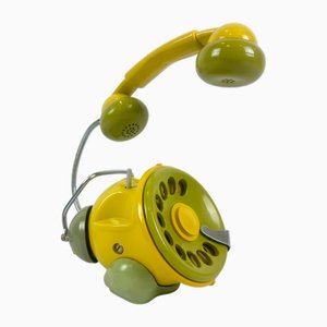 Bobo Telephone Table Lamp by Sergio Todeschini for Telcer, Italy, 1970s