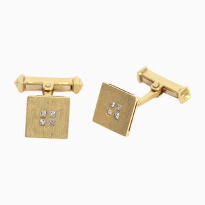Gemelos cuadrados de diamantes. Juego de 2