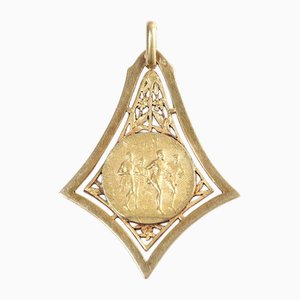 Jugendstil-Leichtathletik-Medaille