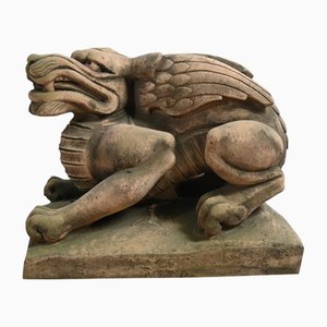 English Stone Gargoyle Garden Statue