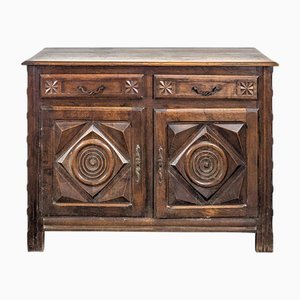 Carved Oak Sideboard from DLG Dudouyt