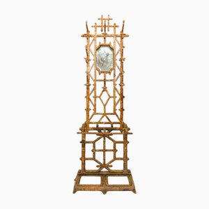 Cast Iron & Faux Bamboo Rack by Deville Pailliette, 1900s