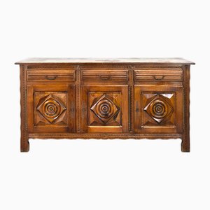 Carved Oak Sideboard from DLG Dudouyt