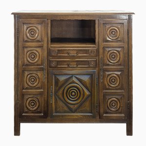 Carved Oak Sideboard from DLG Dudouyt