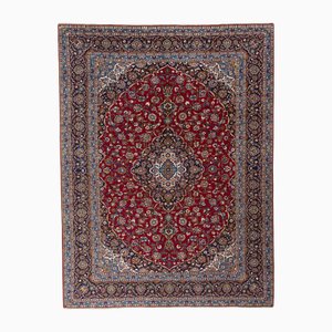 Hand-Knotted Oriental Rug in Red
