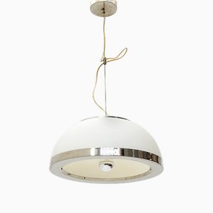 Opaline Glass Pendant by Pia Guidetti Crippa for Lumi, 1970s