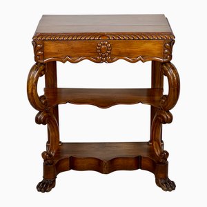 Antique Walnut Console Table