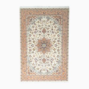 Hand-Knotted Oriental Rug in Silk