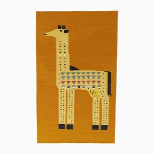 Vintage Giraffe Kilim Rug