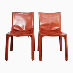 Cab 412 Sessel Set von Mario Bellini für Cassina, 1970er
