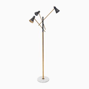 Floor Lamp with 3 Arms, 1950s