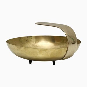 Centre de Table en Laiton Doré, 1950s