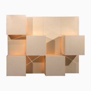 Mid-Century Wandleuchte von Roberto Monsani für Acerbis, 1970er, 9 . Set