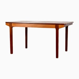 Mesa extensible Mid-Century moderna de teca de Nathan, años 60