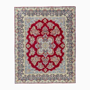 Tapis d'Orient en Rouge Noué à la Main