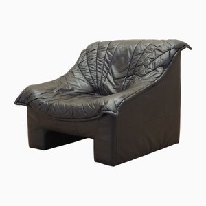 Italienischer Vintage Ledersessel, 1960er