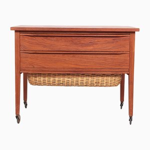 Dänischer Vintage Nähtisch, 1960er