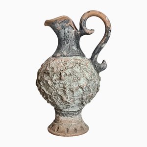 Jarrón brutalista de terracota, 1950