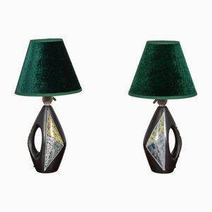 Table Lamp by Holm Sorensen, 1950s, Set of 2