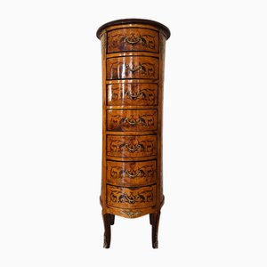 Vintage Louis XV Style Marquetry Chest of Drawers, 1960s