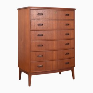 Mid-Century Modern Danish Teak Chest of Drawers, 1960s
