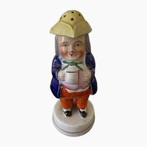 Antique Victorian Staffordshire Toby Pepperpot Figure, 1860
