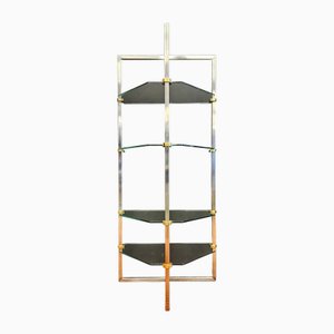 Vintage Stainless Steel Wall Cabinet by Peter Ghyczy, 1980s