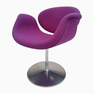 Silla Tulip en morado de Pierre Paulin para Artifort