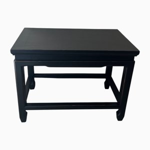 Petite Table Basse en Bois Noir