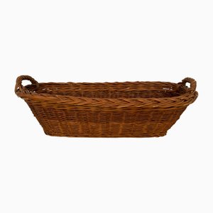 Vintage Baguette Wicker Basket