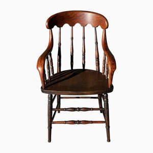 Antique Wooden Armchair, 1850