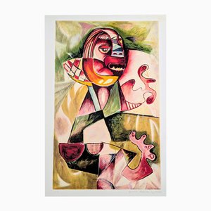 Alexandra Nechita, Forgotten Values, Litografía en colores, 1997