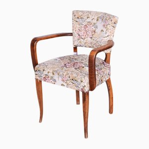 Vintage Art Deco Sessel aus Buche von Jules Leleu, 1930er