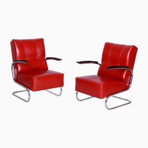 Set of Bauhaus Armchair by Vichr a Spol., 1930s