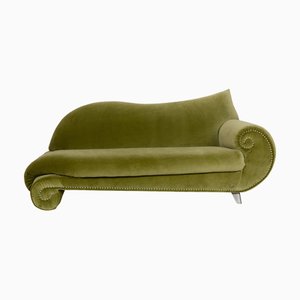 Gaudi Fabric Three-Seater Green Sofa from Bretz