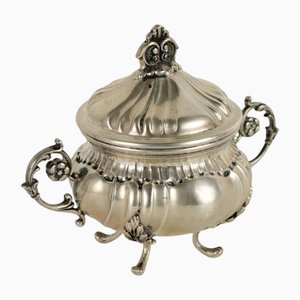 Silver Sugar Bowl from Boggiali Giuliano, Milan