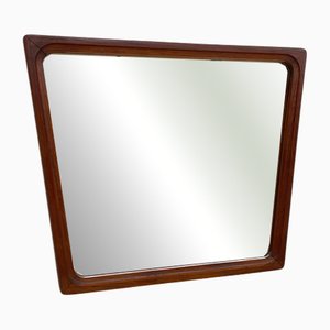 Vintage Danish Teak Mirror, 1960s