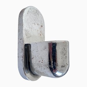 Small Bauhaus Chrome Wall Lamp, Czechoslovakia, 1930s